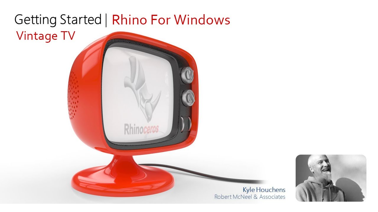 Getting started Rhino 8 for Windows- Vintage TV full build