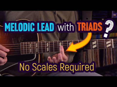Learn an easy, melodic guitar lead using Triads (no scales used) - Easy lead guitar lesson - EP514