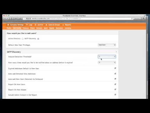Proofpoint Essentials Loading Users