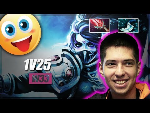 Dota Pro: w33 Templar Assassin 1v25 | Dota 2 Highlights