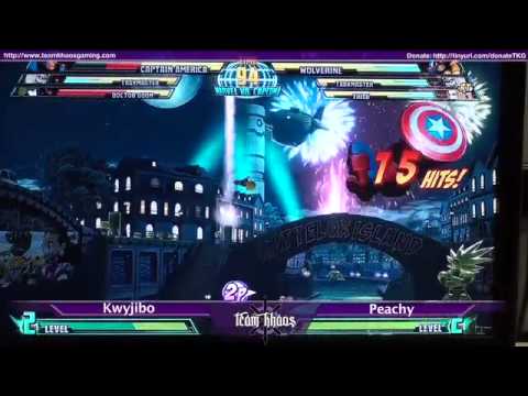 Epic Khaos March MvC3 Singles - Kwyjibo vs Peachy