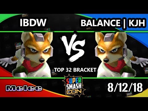 SSC 2018 SSBM - iBDW (Fox) Vs. BAL | KJH (Fox) Smash Melee Losers Bracket