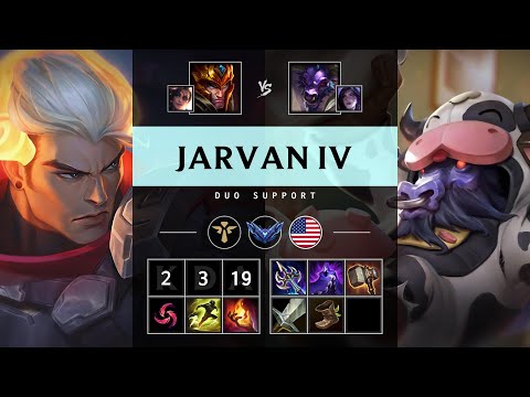 Jarvan IV Support vs Alistar - NA Diamond Patch 25.15
