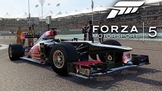 Lotus F1 su Yas Marina