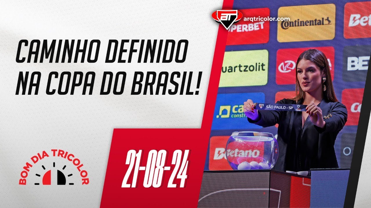 Antes de decisão na Libertadores, São Paulo CONHECE ADVERSÁRIO na Copa do Brasil | Bom Dia Tricolor