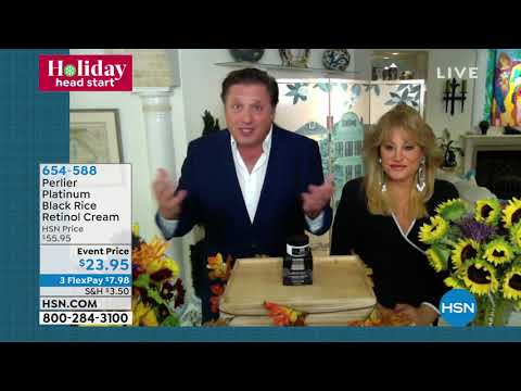 Perlier Platinum Black Rice Overnight Retinol Cream