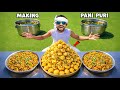Making Pani Puri Aloo Chaat पानी पताशे और आलू चाट 7 Days Cooking C