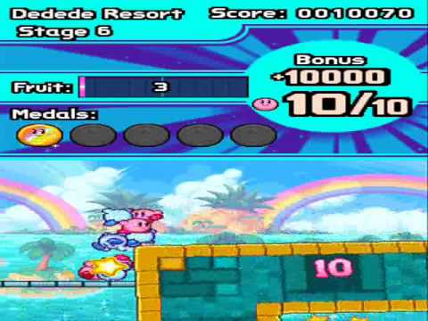 Kirby Mass Attack Walkthrough-Stage 6 of Dedede Resort{Secret Stage}.wmv