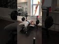 FASTEST 💨 127.5Kg/281Lbs PausedBenchpress you will ever see ‼️ #benchpress