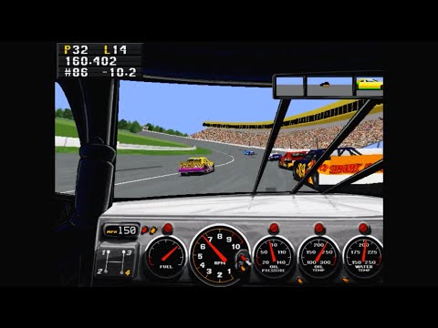NASCAR Racing (1994) MS-DOS Papyrus Championship Track Atlanta HD