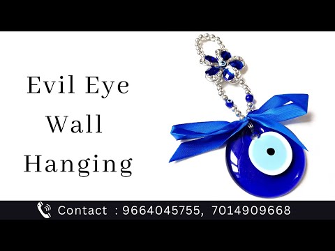 Blue Evil Eye Amulet For Hanging, Evil Eye For Vastu Healing And Gifts