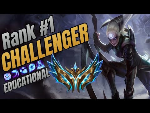HOW THE RANK 1 CHALLENGER MID LANER PLAYS DIANA MID (DETAILED)