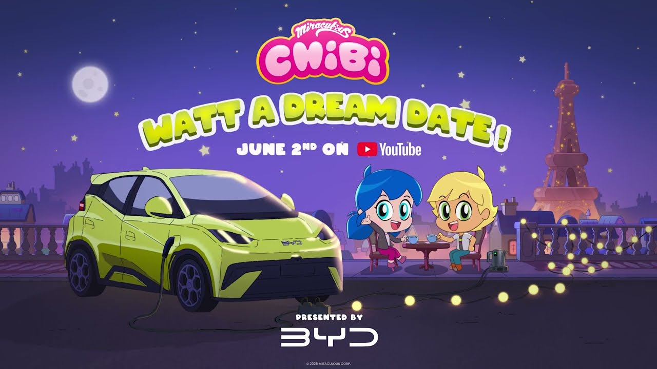 WATT A DREAM DATE! | Teaser especial de Miraculous Chibi com BYD Dolphin Mini
