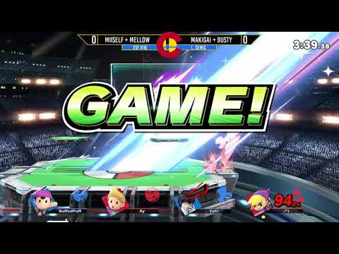 Elite Smash Friday #16 - SKS|Miiself + AcaRa|Mellow Vs. IU|Makigai + Dusty - Losers Semifinals