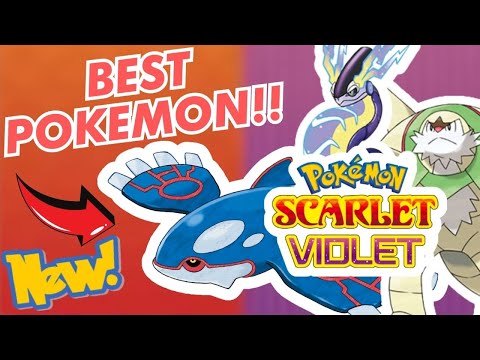 Pokemon Scarlet and Violet BEST POKEMON Part 4: Water, Electric, Grass, & Dark/Psychic Raid Builds!