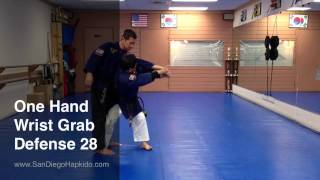 Hapkido One Hand Wrist Grab Defense 28