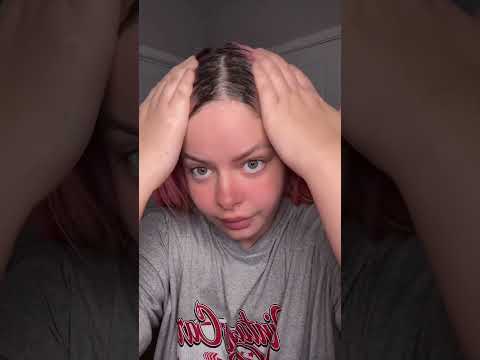 Hairspray ❌ Gorilla glue ✅ #hairstyle #hair #tutorial