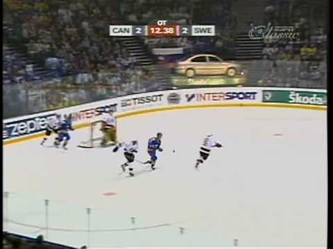 2003 IIHF golden goal Anson Carter part 1of2
