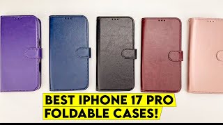 Best iPhone 17 Pro Foldable Cases Compared🔥– Leather, Magnets, Value