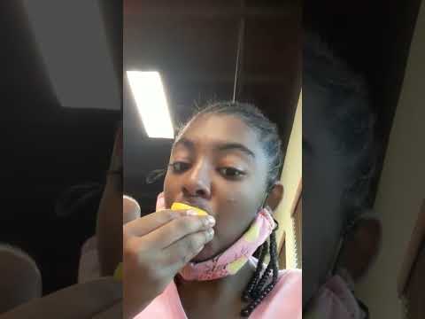 eating a lemon🍋