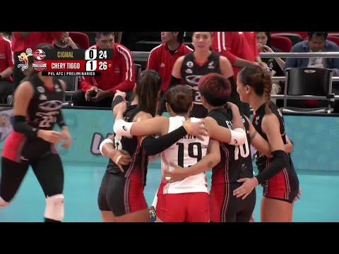 Chery Tiggo STEALS HEATED EXTENDED first set vs Cignal 🔥 | 2024 PVL ALL-FILIPINO CONFERENCE