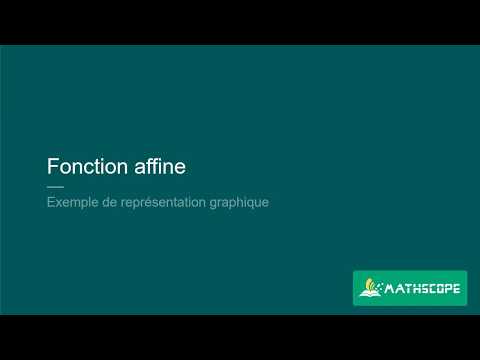 12 fonction affine tracer représentation graphique exemple 01