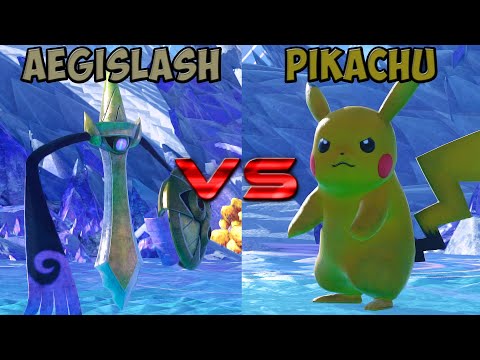 Pokken tournament DX - Aegislash vs Pikachu