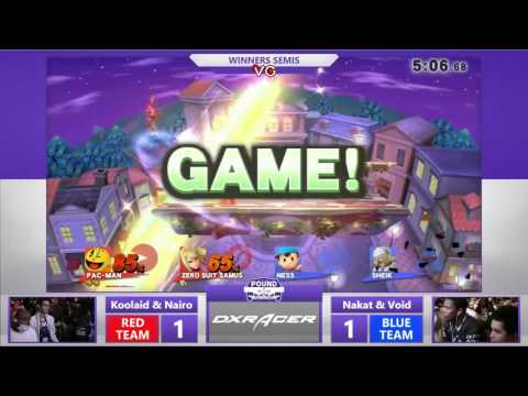 Pound 2016 Doubles - Nakat & Void Vs. Koolaid & Nairo SSB4 WS - Smash Wii U - Smash 4