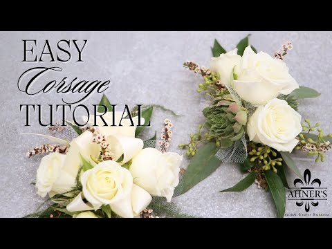 Easy Corsage Tutorial!  |  AHNER FLORIST