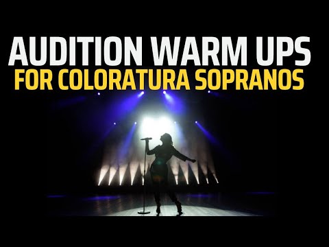 COLORATURA SOPRANO AUDITION DAY WARM UPS - 1 Hour Of Full Range Exercises For Advanced High Voices