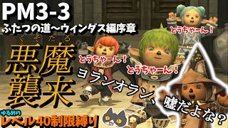 【⚔轟くFF11】ゆるめLv40制限縛りのPM3-3-2「ふたつの道」ウィンダス編序章【復帰プレイ#319】
