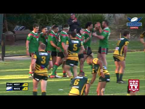 2017 Newcastle RL Major Semi Final 1st Grade Highlights - Western Suburbs v Macquarie Scorpions