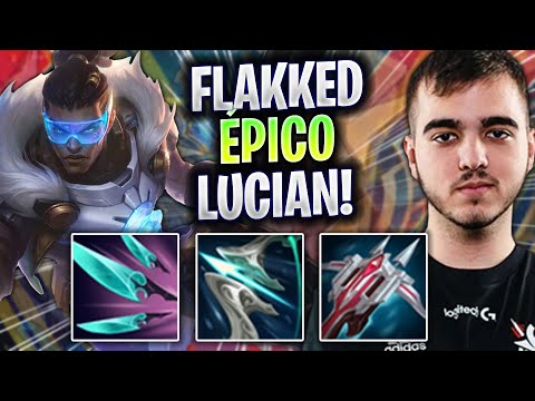 FLAKKED JUEGA UNA PARTIDA ÉPICA CON LUCIAN! - Flakked Juega Lucian ADC vs Kai'Sa! | Preseason 2023