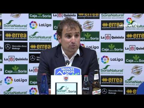 Rueda de prensa de Jagoba Arrasate tras el CD Numancia vs Girona FC (0-2)