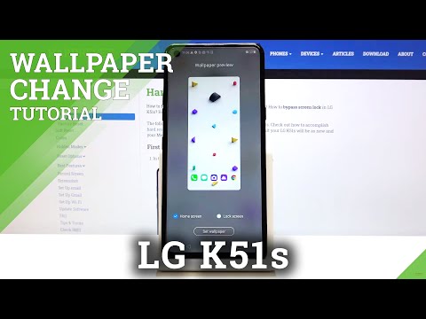 How to Refresh Display in LG K51s - Set Up Wallpaper