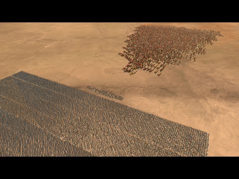 2000 PRAETORIAN CAVALRY vs 12800 WEAKEST SPEARMEN - Total War ROME 2