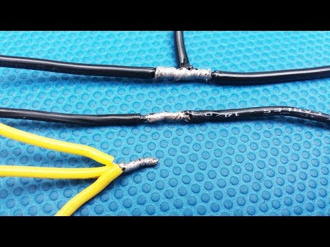 Proper wire joint and soldering 3 way