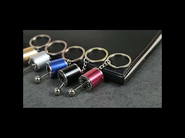 Vídeo relacionado con ZHAOYCSH 5 Piezas Llavero de Coche de Metal - Juego de Llaveros de Autopartes (Disco de Freno, Turbo, Palanca de Cambios, Llanta, Amortiguador) en Azul, Accesorios Creativos para Moto y Auto