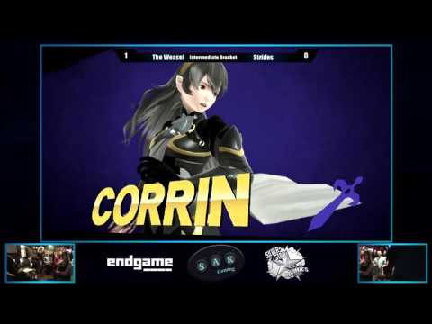 RISE 2016 Intermediate WR1 - The Weasel (Corrin) vs 2GG|Strides (Meta Knight)