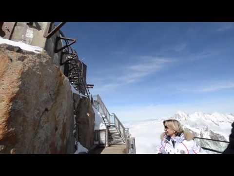 Insane Wingsuit Flight Under The Aiguille du Midi Bridge, Chamonix