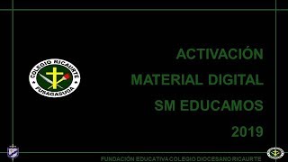ACTIVACIÓN LICENCIAS SM ESTUDIANTES
