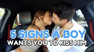 Download lagu 5 SIGNS A BOY WANTS YOU TO KISS HIM (w/ MyLifeAsEva) | Brent Rivera mp3