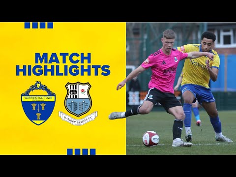 HIGHLIGHTS | Warrington Town 0-2 Bamber Bridge