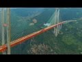 Chine : assemblage du pont suspendu le plus haut du monde