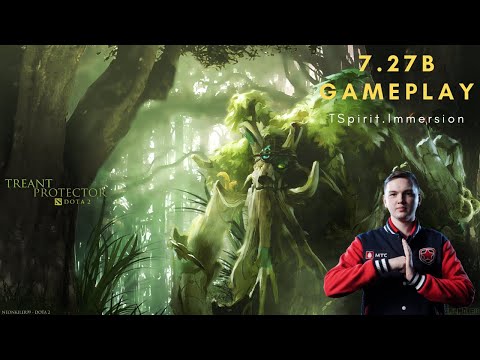 TSpirit.Immersion - Treant Protector Support | Patch 7.27b | Player Perspective - Dota 2 Gameplay