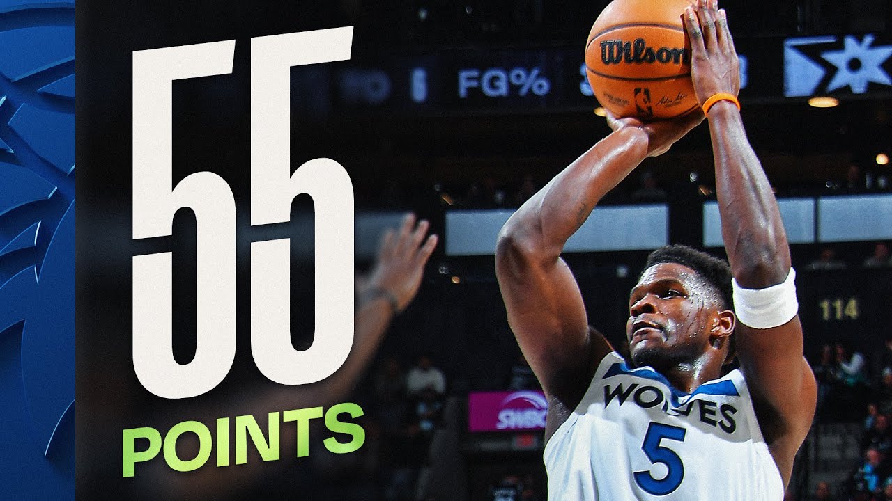 🚨 Anthony Edwards EXPLODES For Career-High 55 PTS! 🚨 | January 17, 2026