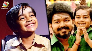 I'm a HERO but I dont have a HEROINE : Mersal Child Actor Aksath | Vijay Son Interview video