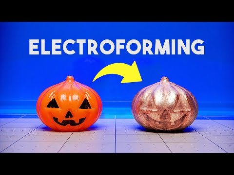How to ELECTROFORM anything into METAL!  #electroforming #electroplating