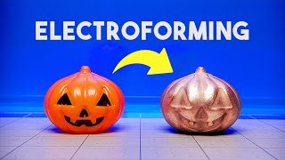 How to ELECTROFORM anything into METAL! #electroforming #electroplating