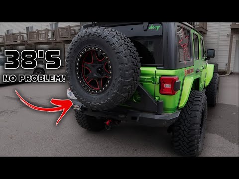 THE BEST WAY TO MOUNT AN OVERSIZED TIRE ON A JEEP!!